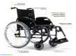 Sprzedam Wózek inwalidzki ręczny Jazz S50 Vermeiren, stan idealny