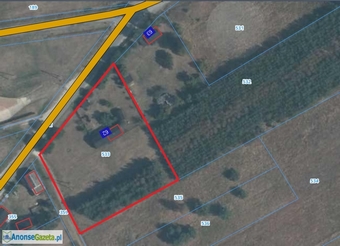 Działka budowlana o powierzchni 3200 m2 Pławno - Górki z domem