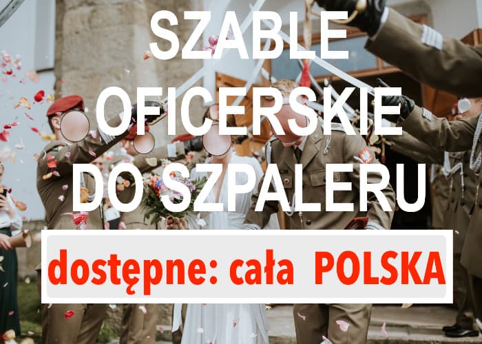 TANIO szable do ślubu, wypożyczenie szabli, Szable do szpaleru, szpaler ślubny