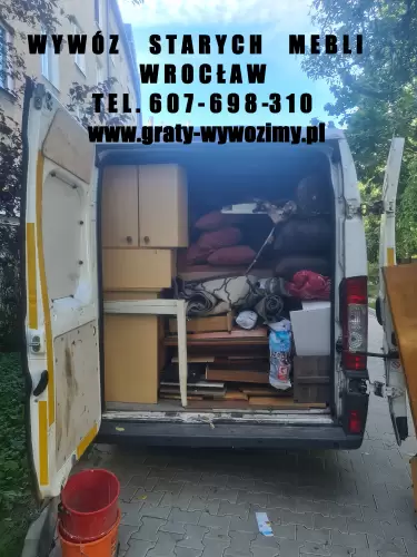 Wywóż,odbiór,utylizacja starych mebli Wrocław.