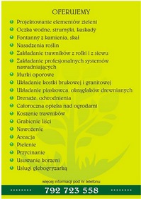 Nawodnienia terenów zielonych Ogrody Dębscy