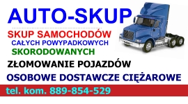 kupię samochody sakorodowane rozbite niesprawne itp.889854529