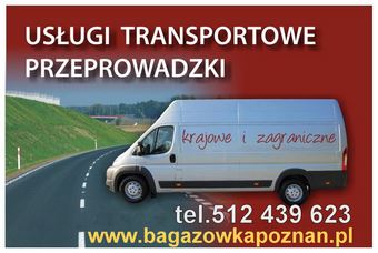 Przeprowadzki Poznan,bagazowka poznan,transport