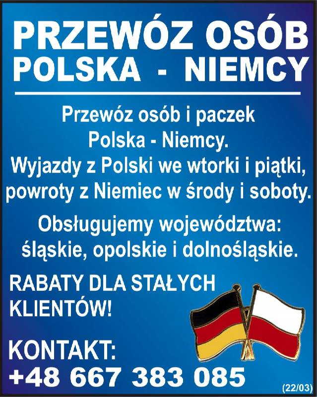 Przewóz osób Polska-Niemcy-Polska