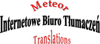 Internetowe Biuro Tłumaczeń "Meteor Translations"