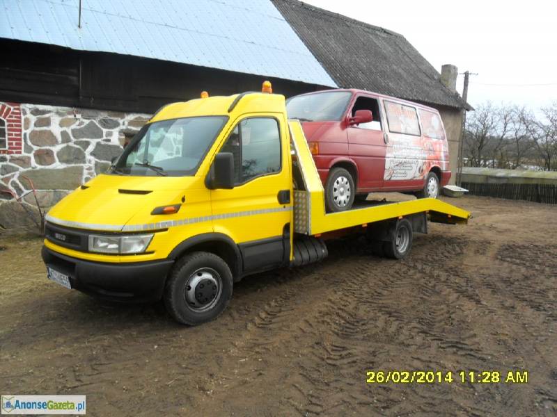 TRANSPORT AUTOLAWETĄ /Pomoc Drogowa  Mrągowo-Mazury-Polska-Europa