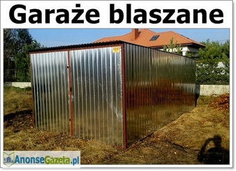 Garaze blaszane GARAŻ BLASZAK, blaszak, garaze PRODUCENT wiaty kojce 