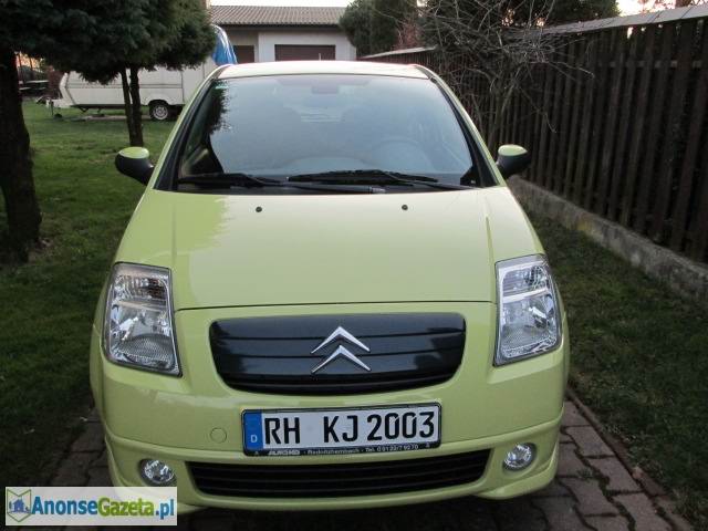 Citroen C2 2008 r VTR 1,4 l 66 tys km