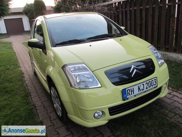 Citroen C2 2008 r VTR 1,4 l 66 tys km