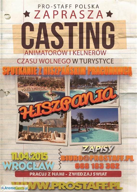 Casting Pro-Staff na Animatora turystycznego w Hiszpanii 201