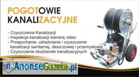 Udrażnianie kanalizacji domowej,przemysłowej,studzienek