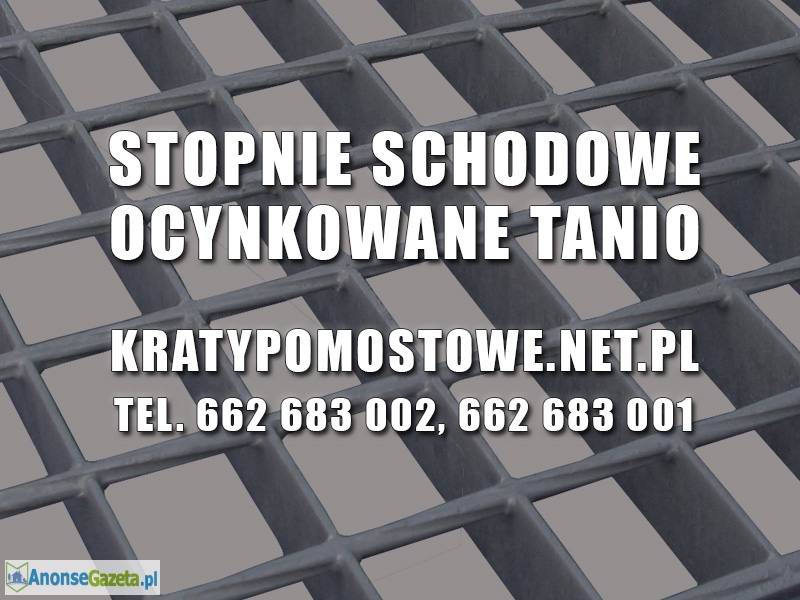 Stopnie schodowe ocynkowane TANIO