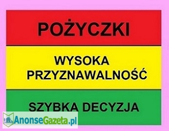 Pożyczka do 12000PLN! Wysoka akceptowalność