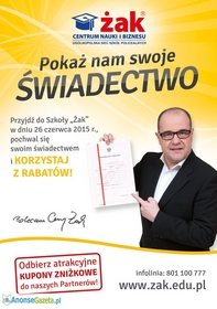 100 zł na wakacje (bon) i zabiegi kosmetyczne gratis! 