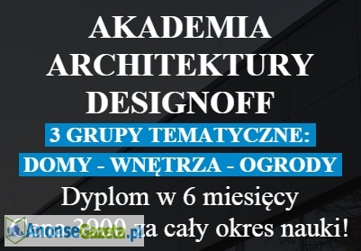 Dyplom Architekta Wnętrz tylko w 6 miesięcy za jedyne 3900zł !