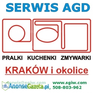 Naprawa pralek,zmywarek,piekarników Kraków tel.508-803-962