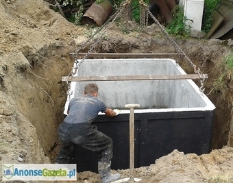 szamba betonowe 10m3 jednolite lub szeregowe z Atestem i Aprobatą