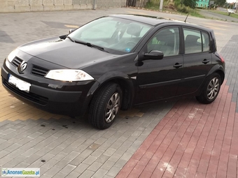 Renault Megane II 2004r 1.6 16 v z gazem LPG CZARNY 