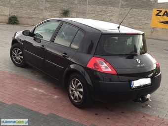 Renault Megane II 2004r 1.6 16 v z gazem LPG CZARNY 