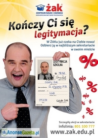 Kończy Ci się legitymacja? Tracisz zniżki?