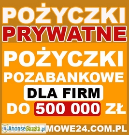 Pożyczki pozabankowe do 500 000zł. Finansowanie dla Twojej firmy