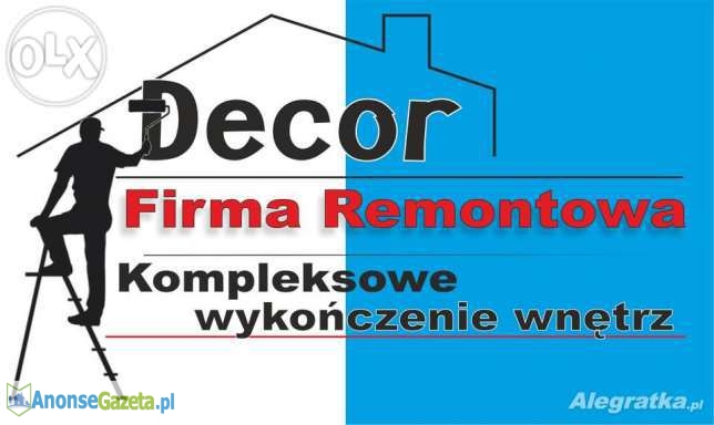 Kompleksowe prace remontowo-budowlane Decor Poznań