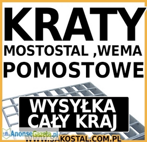 Kraty wema, pomostowe ,kraty Mostostal - wysyłka cały kraj