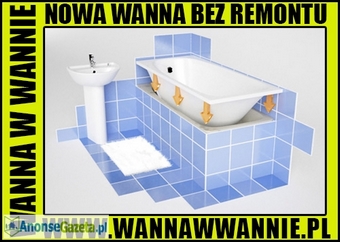 Nowa wanna w starej wannie - zobacz