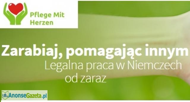 Poszukujemy Pani ze znajomością j. niemieckiego do opieki nad b. sympatyczną panią Antoniną- Niemcy