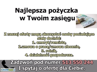 Pożyczka na każdą okazję!!!