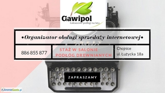 Organizator obsługi sprzedaży internetowej - STAŻ CHOJNICE