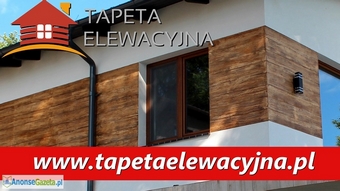 Tapeta elewacyjna - imitacja drewnianych desek na elewacji Twojego domu