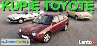 Kupię Toyota Corolla E9, E10, E11, E15  