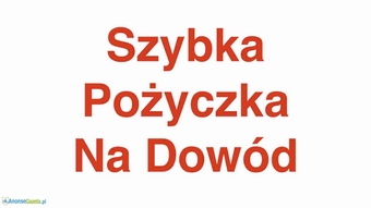 Szybka Pożyczka Na Dowód