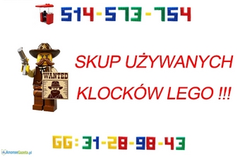 Skup używanych klocków LEGO 30-35 ZŁza KG!