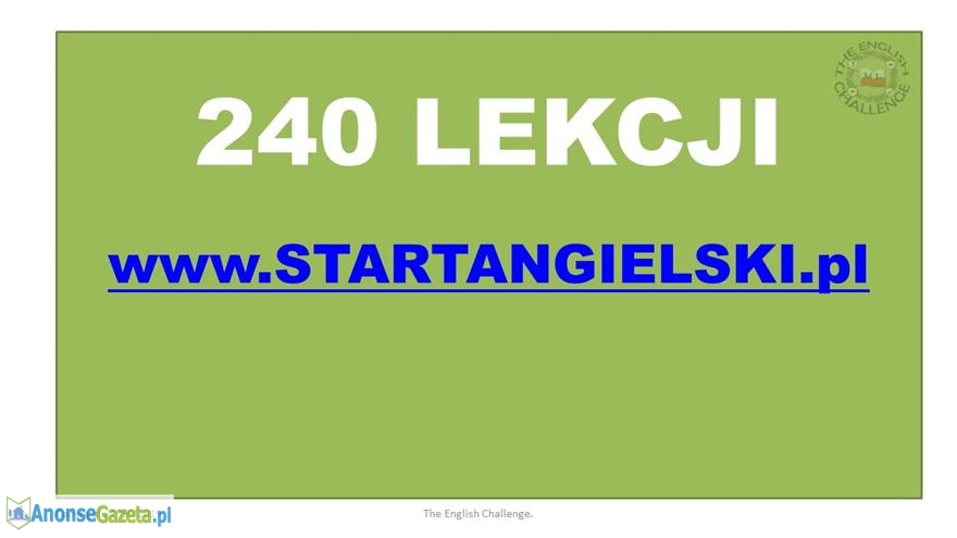 240 lekcji angielskiego 