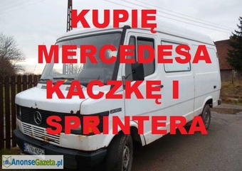 Skup Mercedesów Sprinter,Kaczka,190 124 inne 