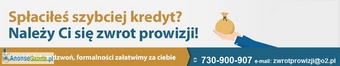 Zwrot prowizji bankowej - Spłaciłeś wcześniej Kredyt? Zadzwoń !