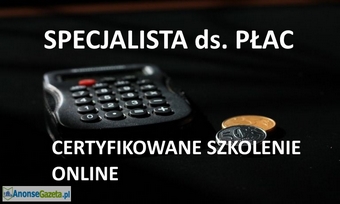 Kurs Specjalista ds. Płac - szkolenie online  