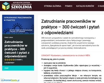 Kurs 300 ćwiczeń i pytań z zakresu kadr