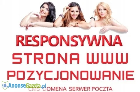 Strona internetowa -Tworzenie stron www DLA FIRM +host +domena +FB +FV 