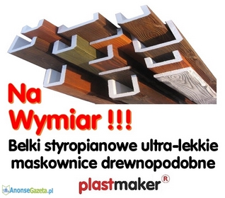 Belki rustykalne Na Wymiar belki sufitowe  imitacja drewna Plastmaker