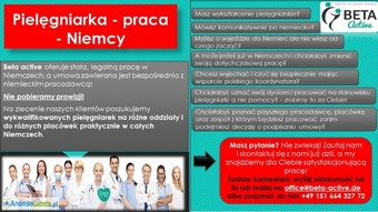 Pielęgniarka – praca w Niemczech