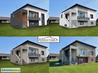 Projekt elewacji, wizualizacje 2D/3D, projekt elewacja domu