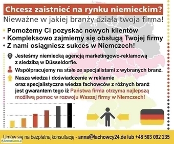 Chcesz zaistnieć na rynku niemieckim? - Koniecznie sprawdź!!!