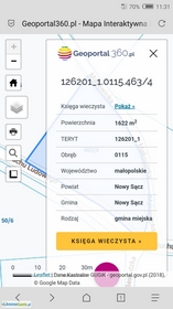 SPRZEDAM BUDOWLANĄ DZIAŁKĘ WIDOKOWĄ NA PANORAMĘ NOWEGO SĄCZ