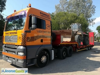 Transport Maszyn Budowlanych Laweta 24 Ton Poznan 