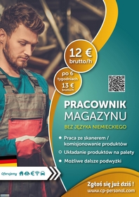 Komisjoner/Pracownik magazynu (k/m) - Niemcy - bez znajomości języka niemieckiego