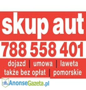 Skup aut za gotówkę, kasacja, skup quadów, skup skuterów, skup aut, auto skup, złomowanie