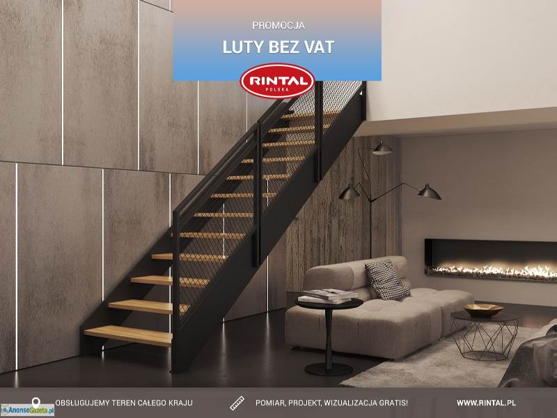 SCHODY RINTAL – LUTY BEZ VAT!